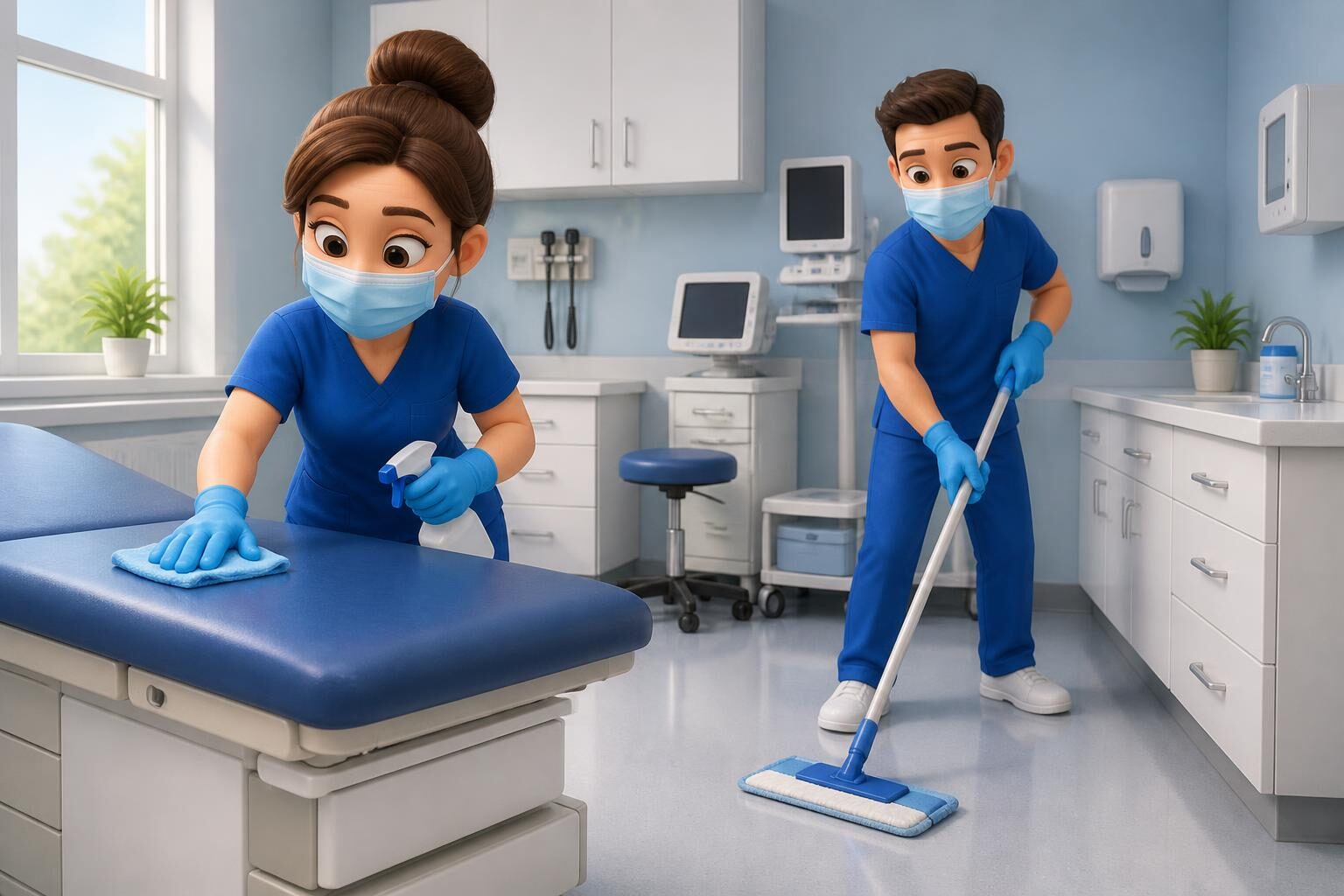 Medical Facility Cleaning service by Devoted Clean Corp